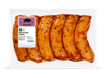 Verpakte Beter Leven BBQ worstjes Smokey van varkensvlees.