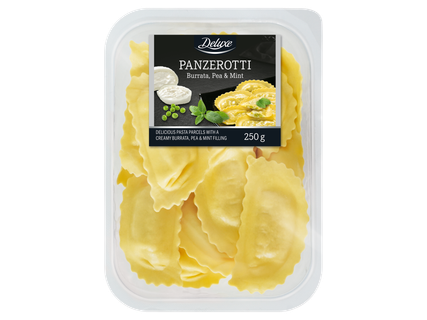 Panzerotti garnélával és rákhússal