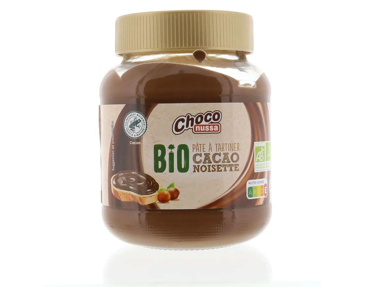 Pâte à tartiner bio Nussa Choco cacao noisette