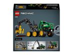 Toy construction vehicle with crane, featuring technical specifications and play functions.
