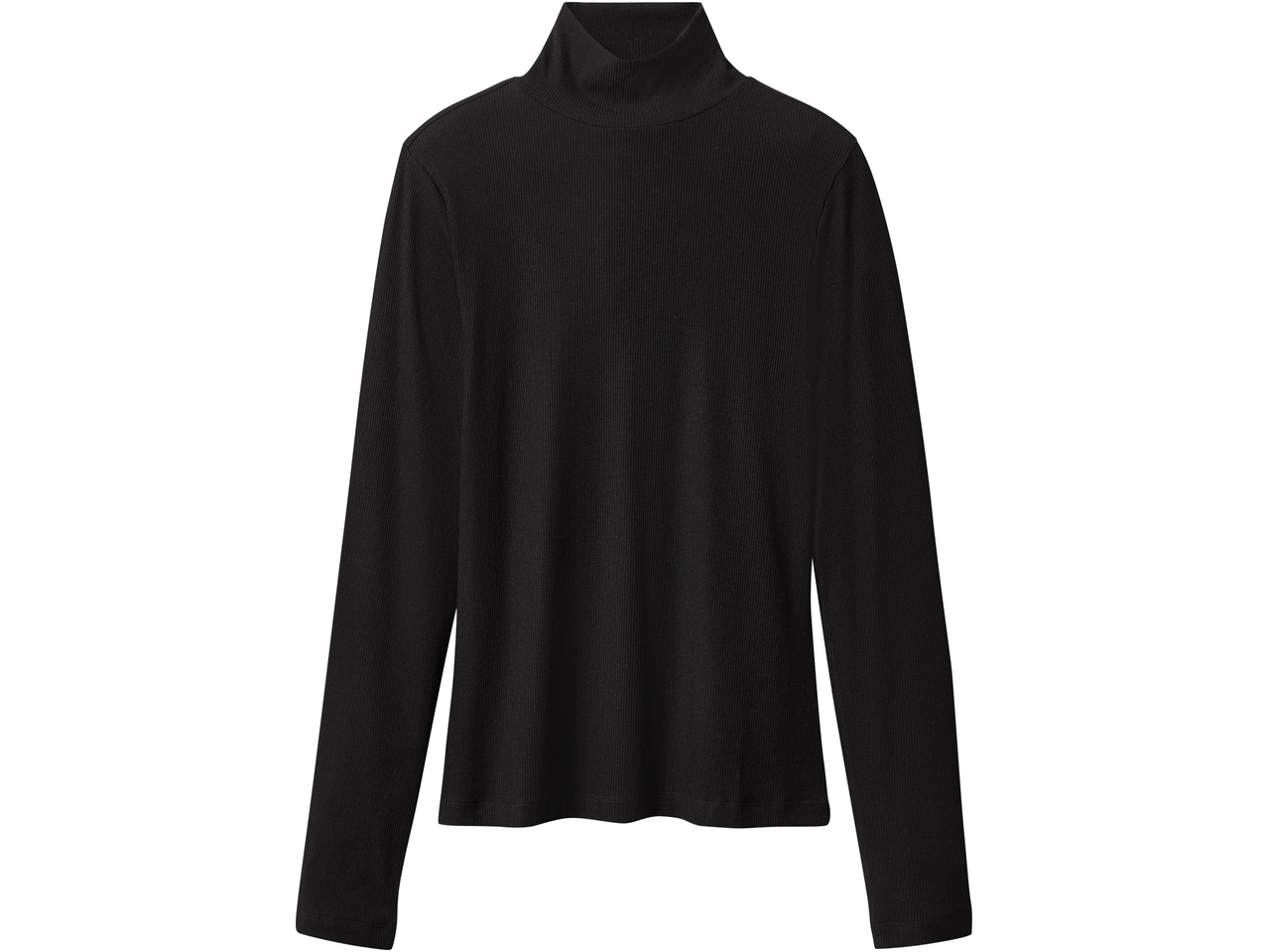 Must soonikkoeline Esmara naiste rullkaelusega särk