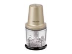 SilverCrest food chopper with ice cubes in the transparent container