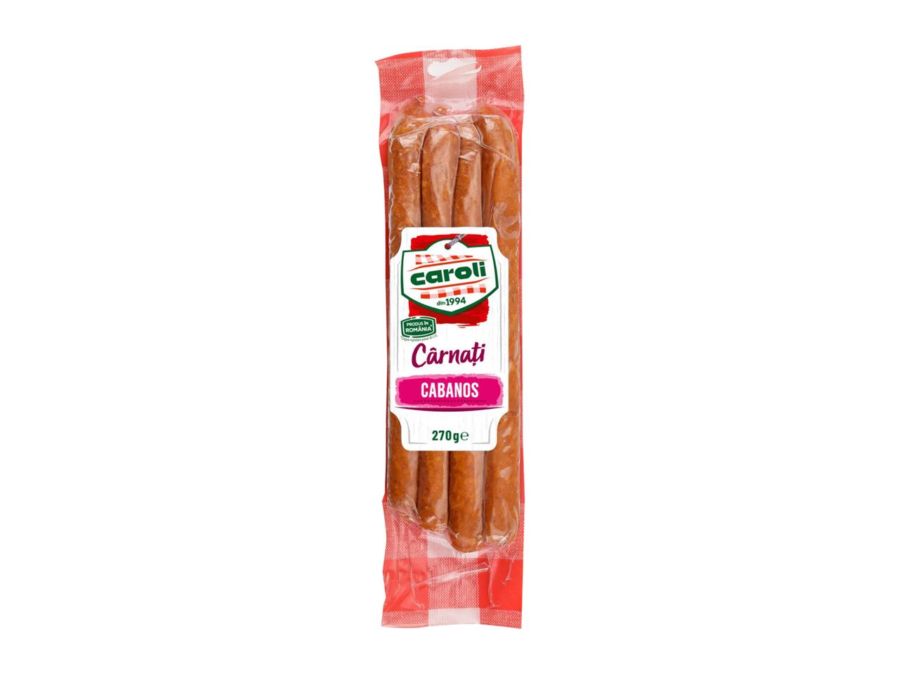 Salam uscat Carpatina, ambalat individual.