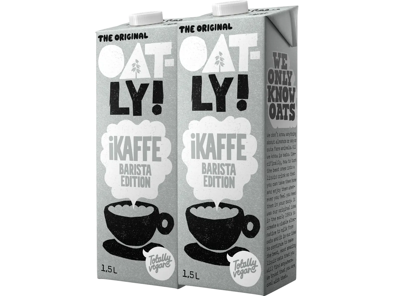 Oat ly! iKaffe barista edition, växtbaserad mjölk.