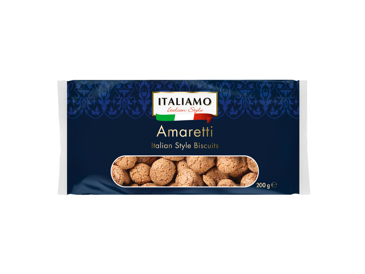 Biscoitos Amaretti estilo italiano ITALIAMO.