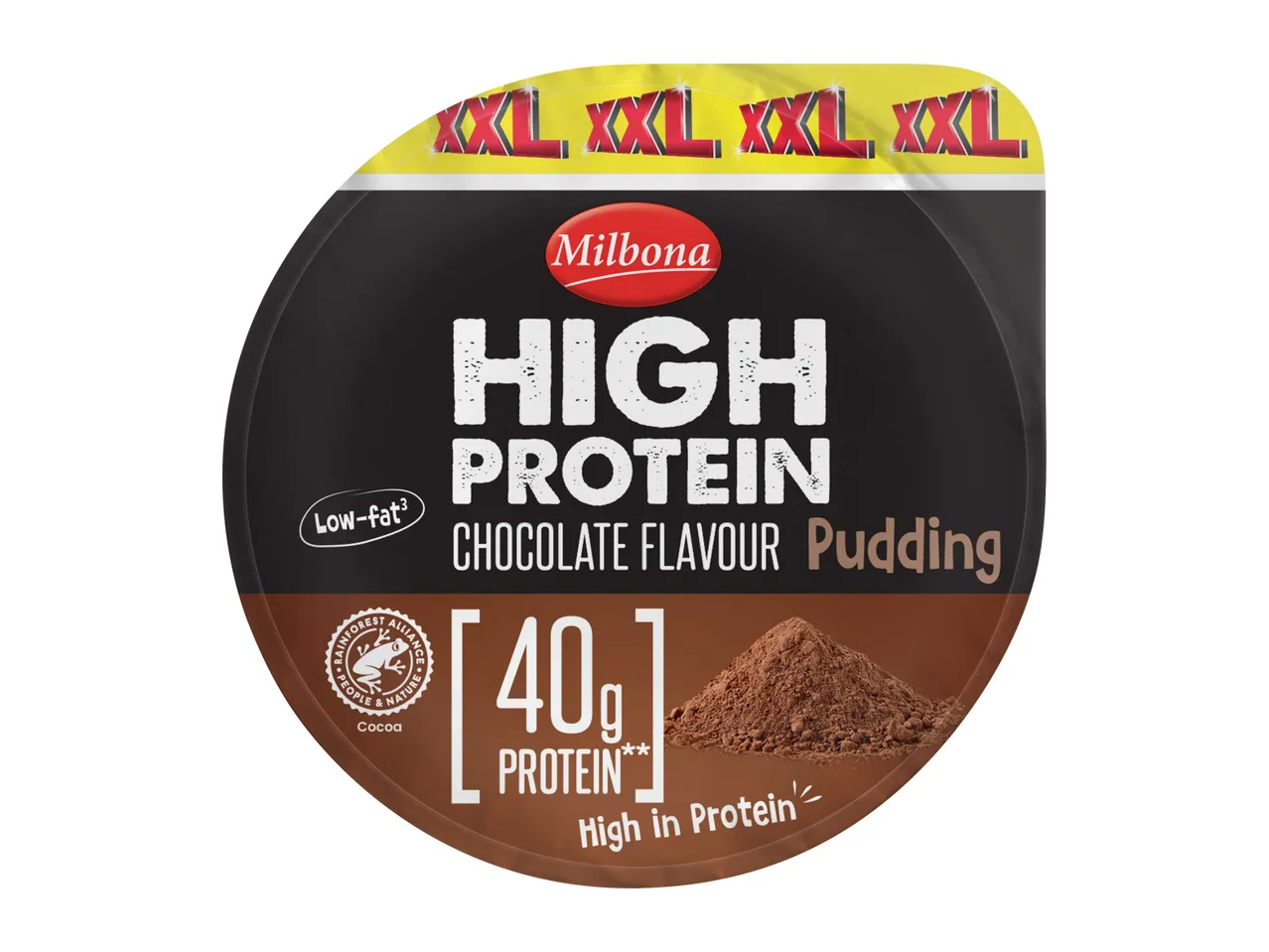 Go to full screen view: Milbona 4 High Protein Puddings with Topping - Image 2