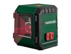 Self-leveling cross line laser with red laser beams and lock switch