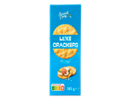 Snack Day Luxe crackers met zeezout.
