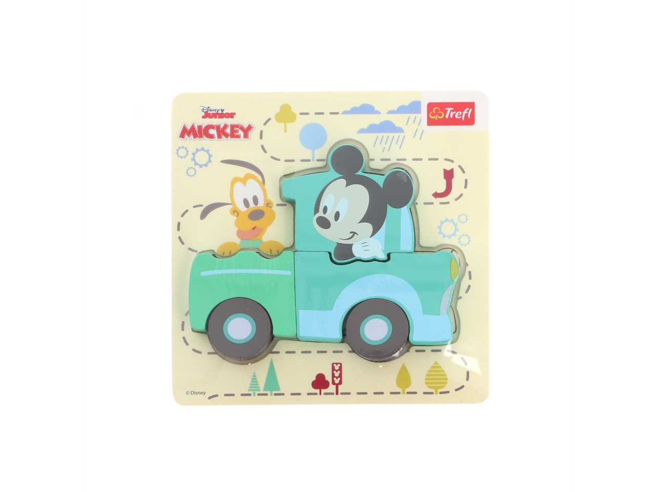 Disney Junior Mickey Mouse and Pluto wooden puzzle by Trefl