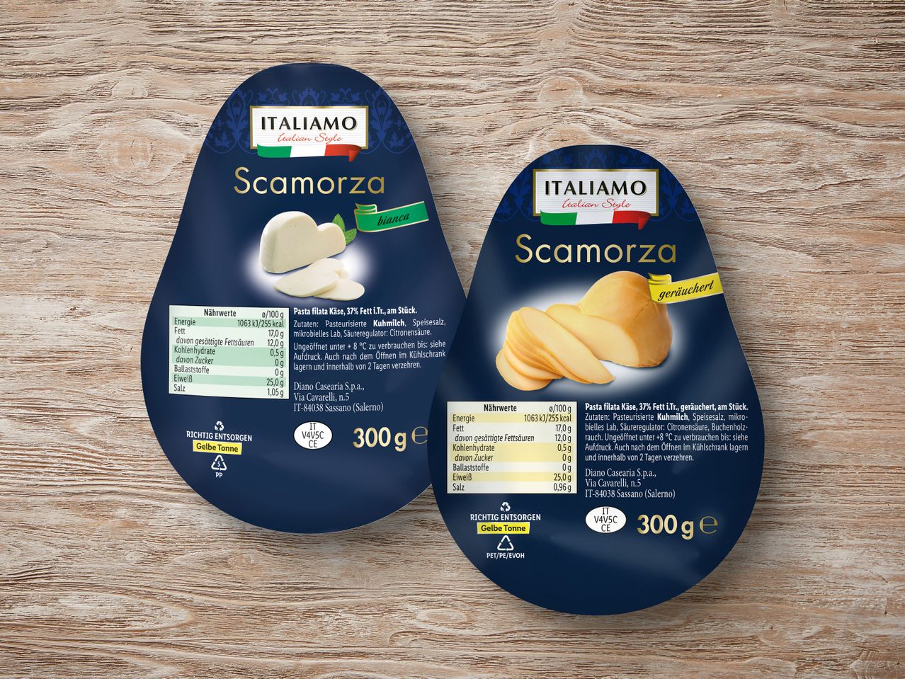 Gehe zu Vollbildansicht: Italiamo Scamorza Käse - Bild 1