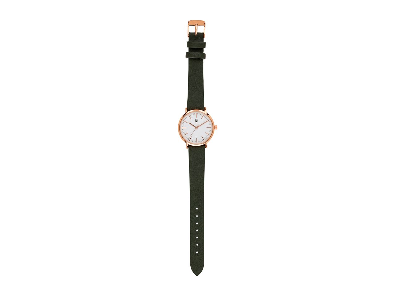 Go to full screen view: Auriol Watch with Black PU Leather Strap & Jewellery Set - Image 1