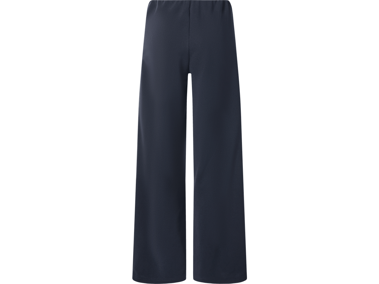 Donkergrijze joggingbroek met wijde pijpen