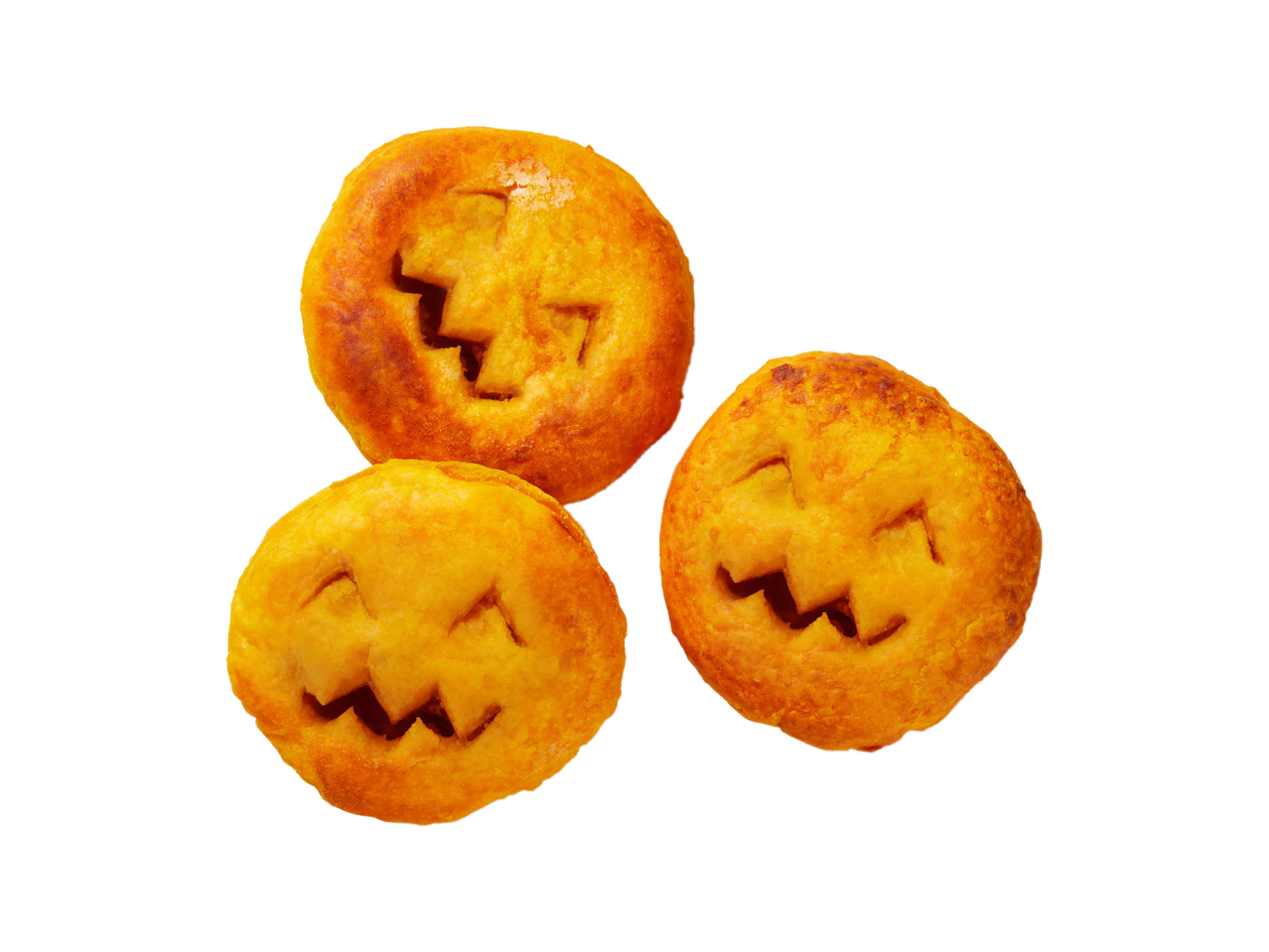 12 pizzette Halloween pomodoro e mozzarella