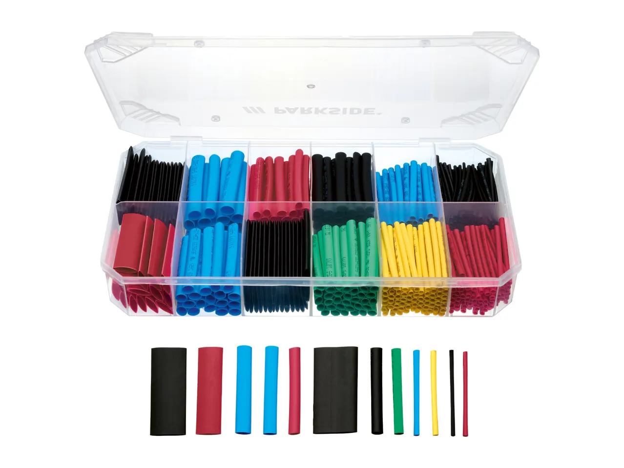Parkside Shrink Tubing Assortment - 450 Pieces 