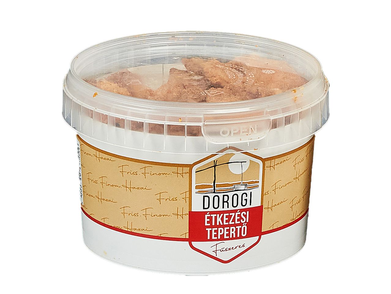 Dorodi kenhető krém műanyag tálkában.