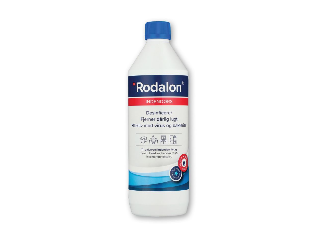 Rotator poolrenser i en plastikflaske.