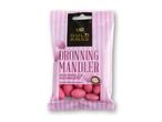 Toms Guld Knas Dronning Mandler i lyserød og hvid stribet pose.