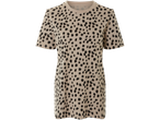 Bež majica z leopardjim vzorcem.