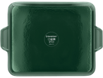 Placa de ferro fundido verde SILVERCREST com pegas e ícones de utilização.