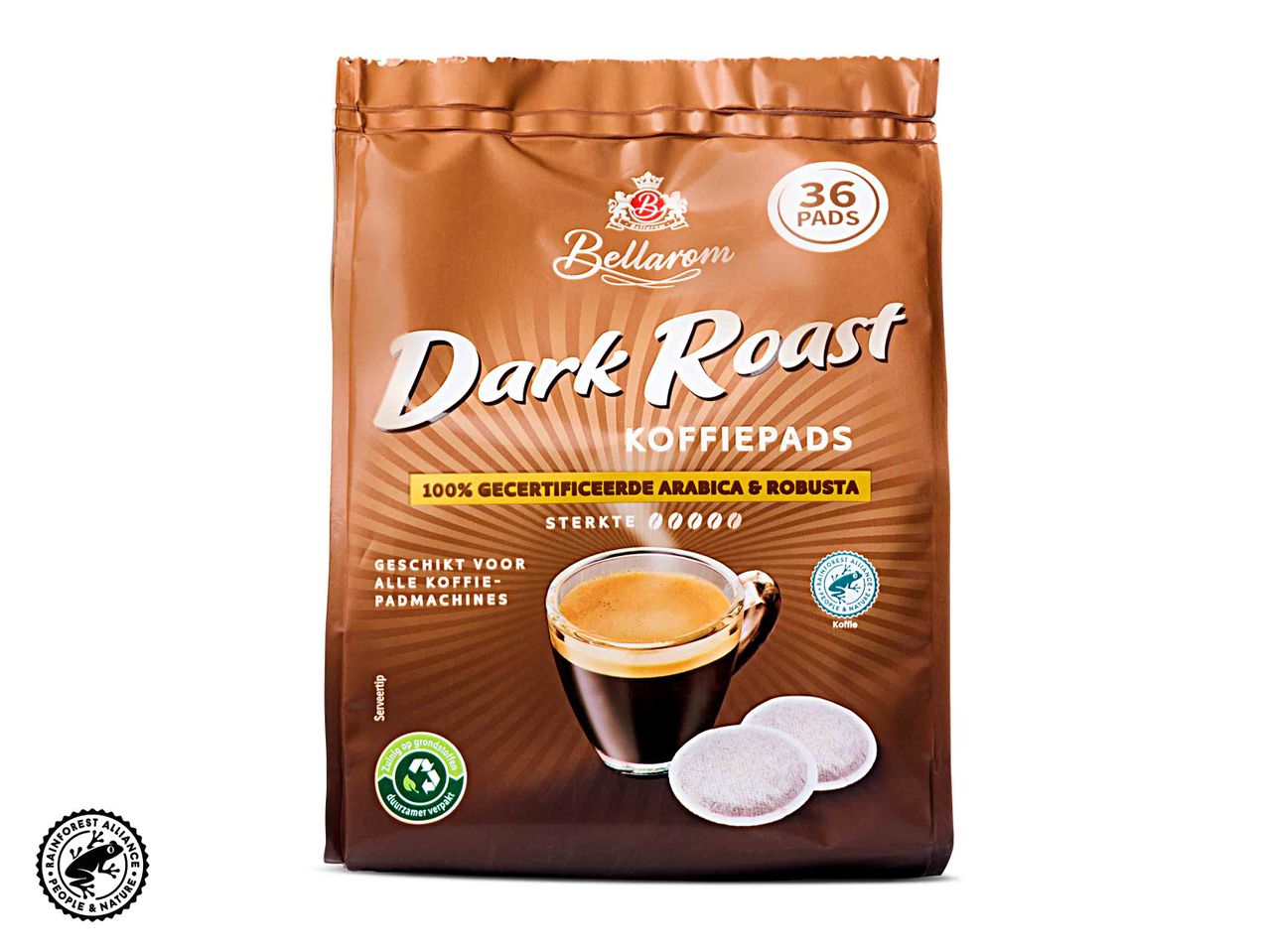 Ga naar volledige schermweergave: Koffiepads dark roast - afbeelding 1