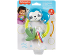 Fisher-Price Slide & Clack Sloth baby rattle for 3 months and up
