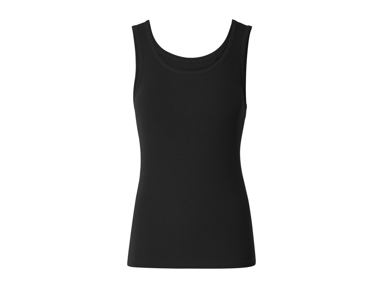 Black women's sleeveless top.