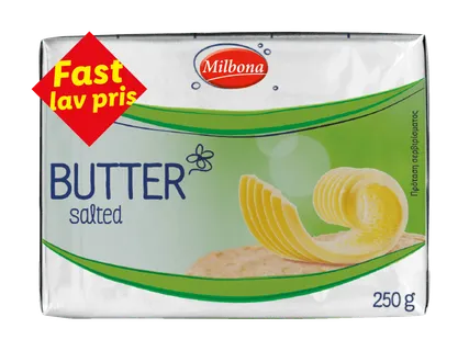 Milbona Letsaltet smør