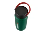 PARKSIDE green thermal bottle with black lid and red handle