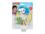 Baby rattle with a sloth design, featuring rings that clack and slide, suitable for 3m+.