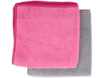 Πανιά κουζίνας JES COLLECTION: ροζ και γκρι μικροΐνες