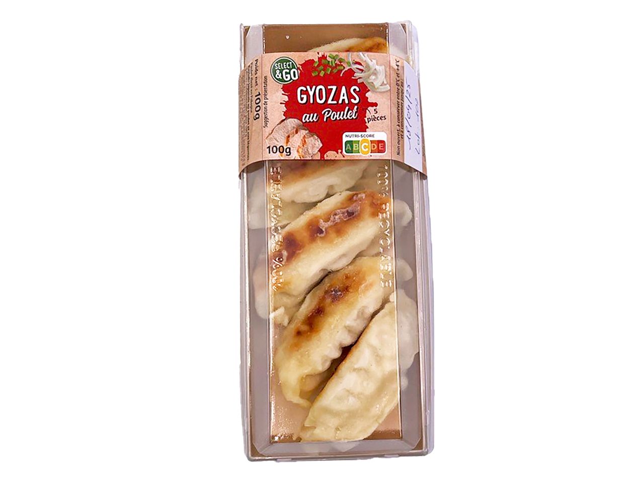 Portion de gyozas au poulet Select & Go.