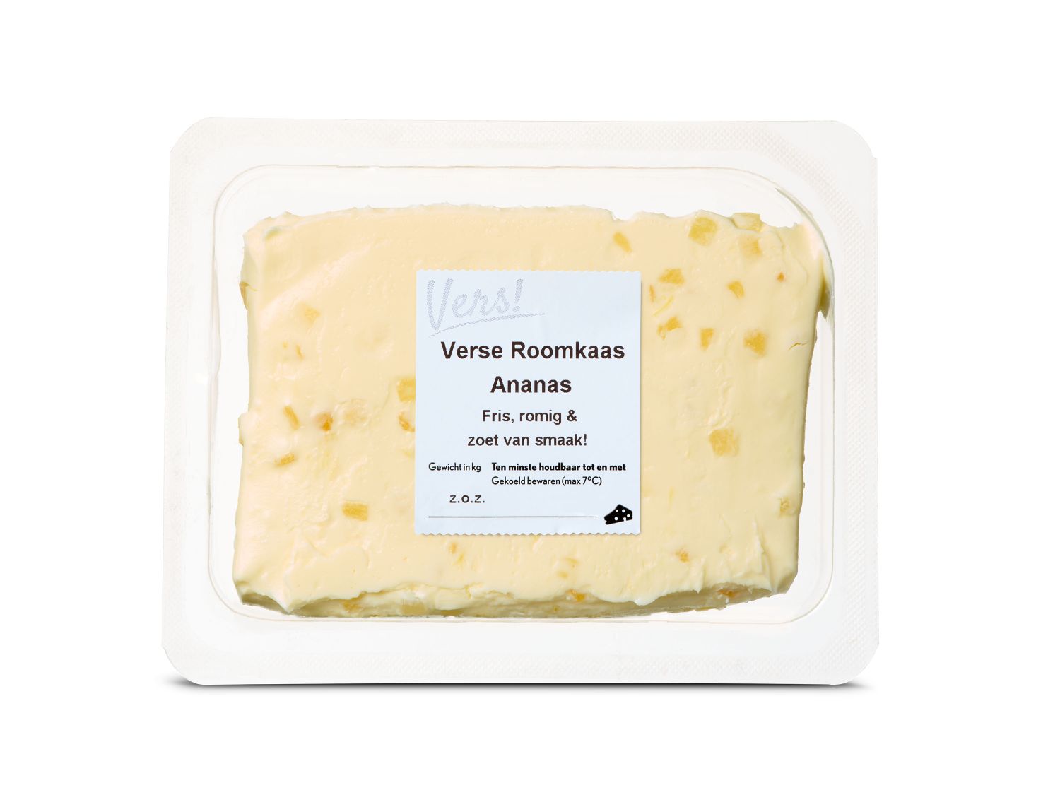 Roomkaas ananas