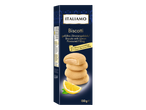 ITALIAMO Biscotti: biscoitos de limão com 40% de recheio de limão, 150g.