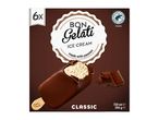 Bon Gelati classic chocolate ice cream, 6 pack.