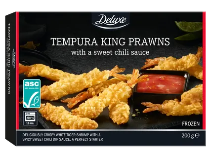 Deluxe Baltkāju garneles panējumā 200g