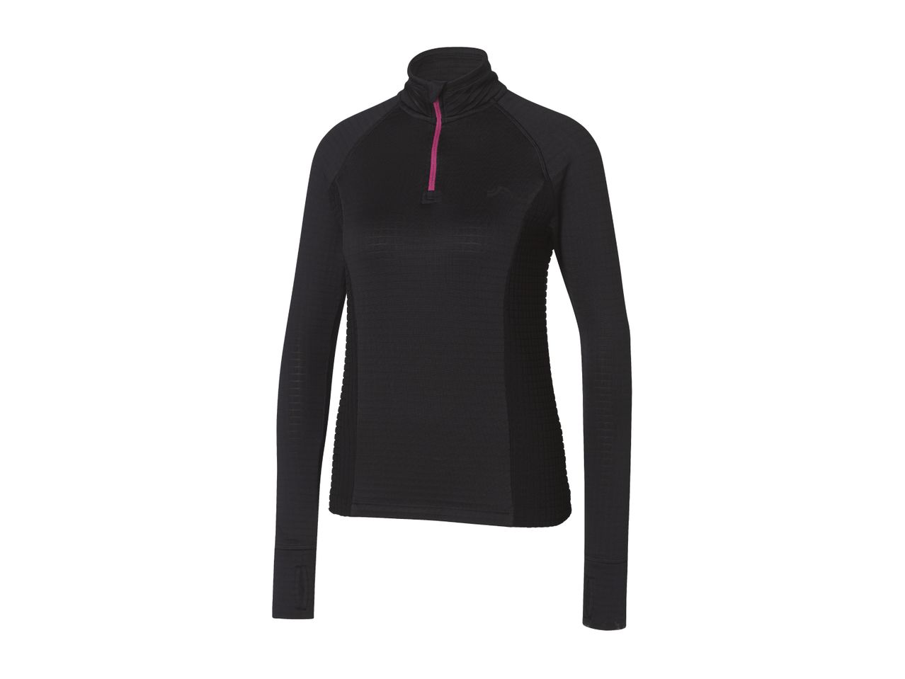 CRIVIT Ladies’ Black Long Sleeve Sports Top