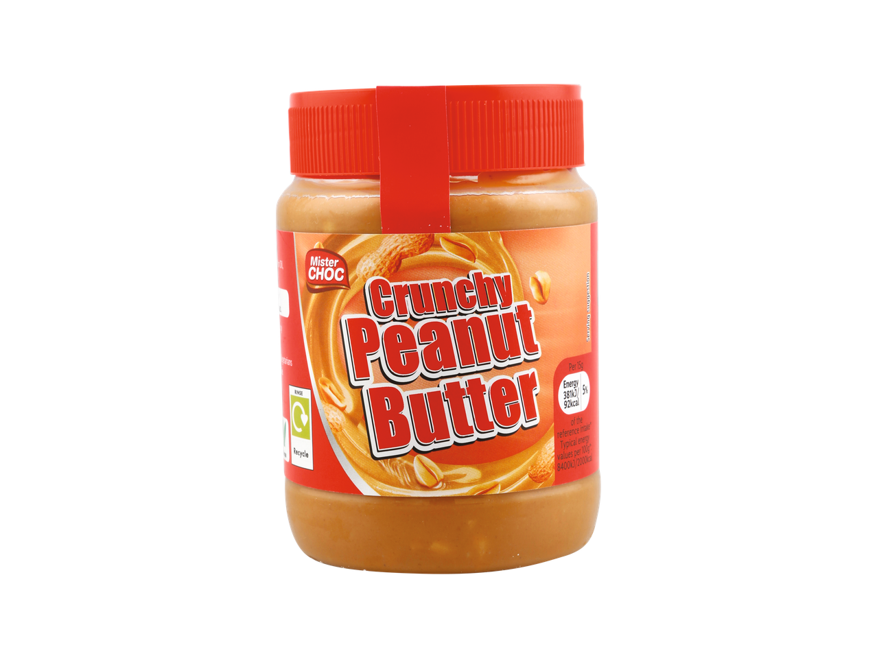 Mister Choc Crunchy Peanut Butter jar