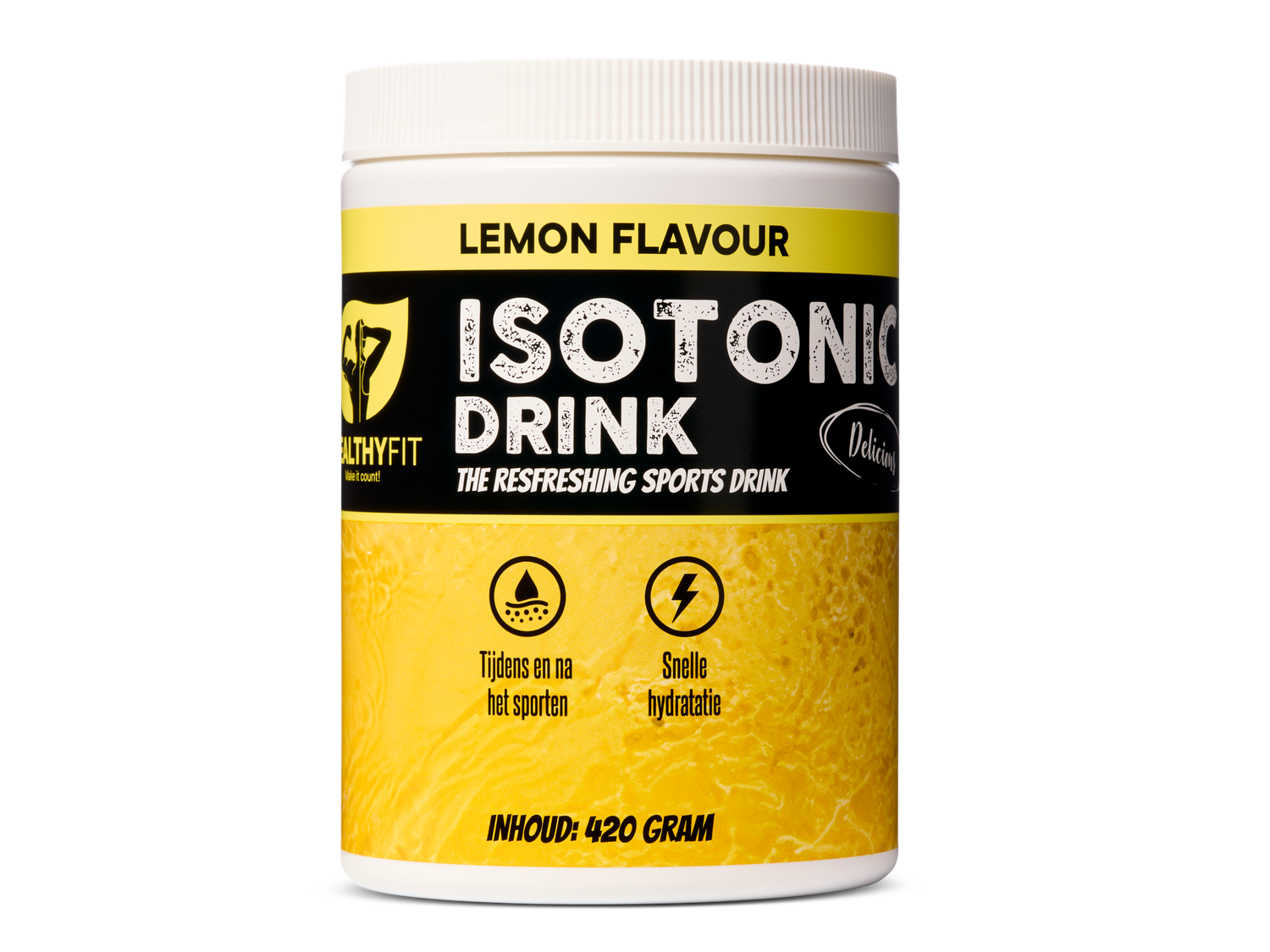 Isotone sportdrank poeder citroen