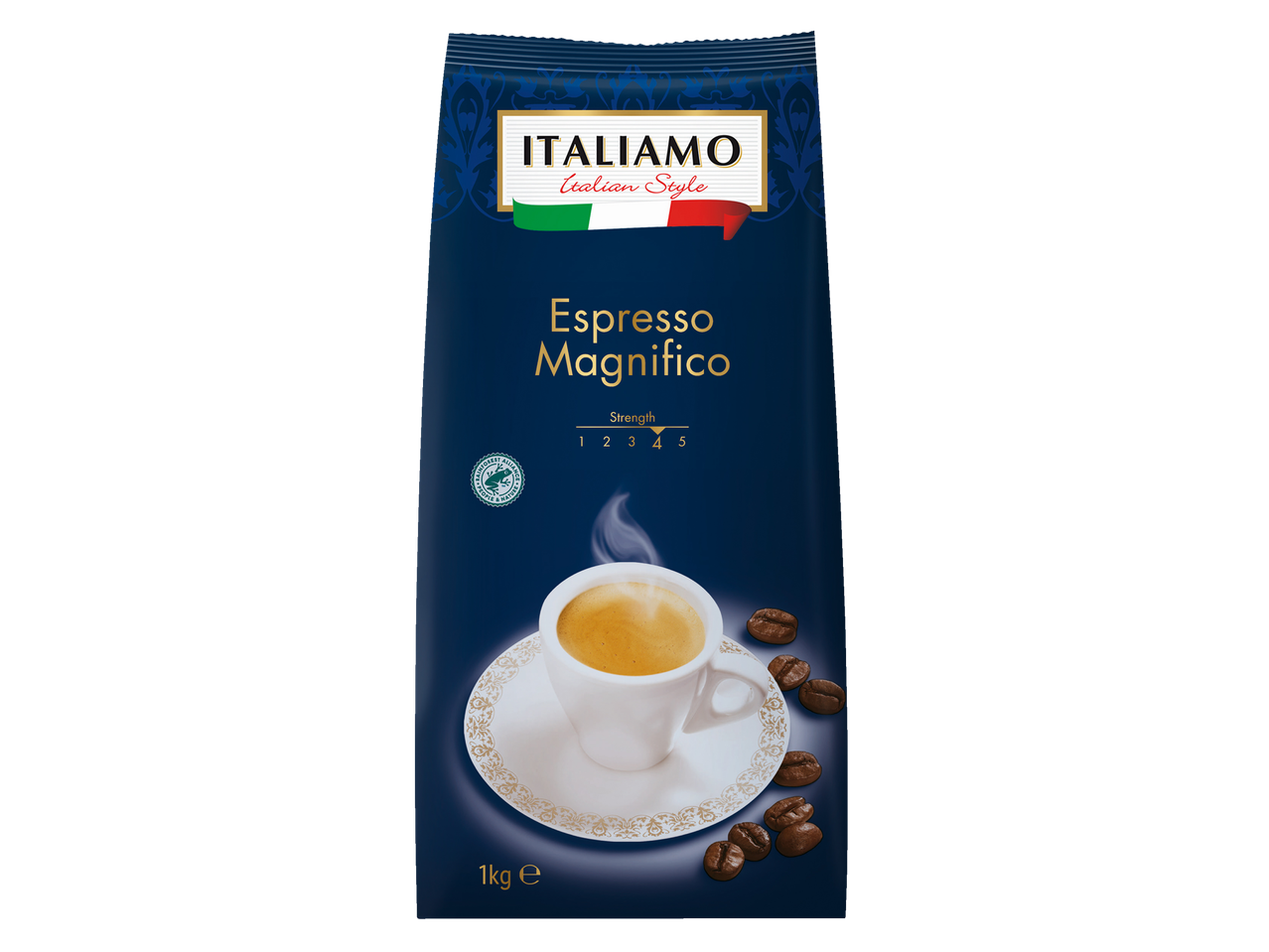Italamo Espresso Magnifico koffie, sterkte 4.