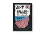 Pakket skiveskåret spegepølse fra Hammel med 9 skiver og dansk oprindelse.