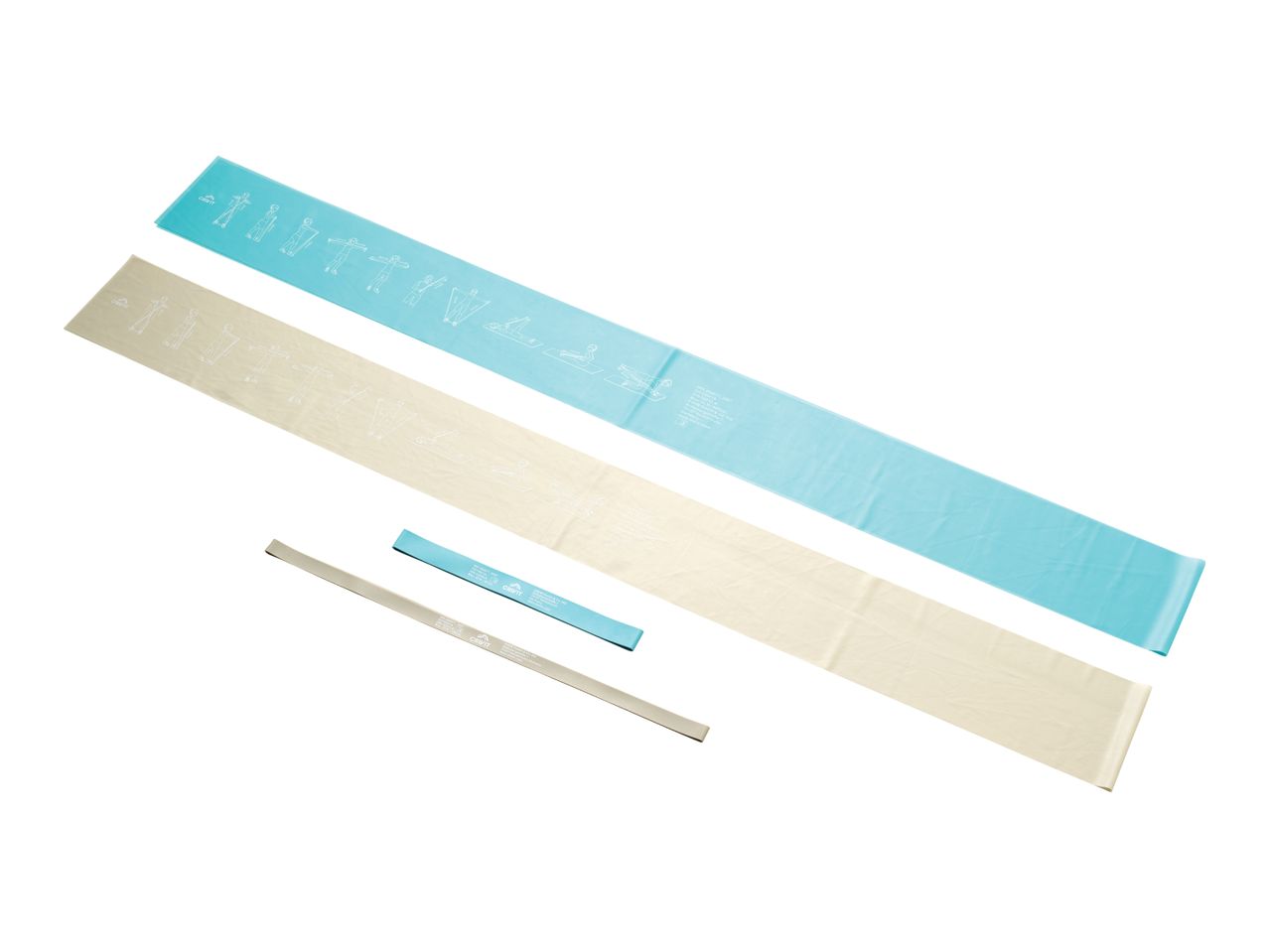 CRIVIT Light to Medium Resistance Bands - Set of 4