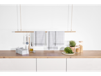Panos de cozinha W5, pack de 10, pendurados sobre uma bancada de cozinha.