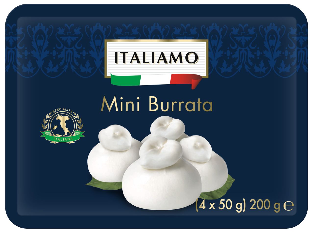 Мини бурата, 4 х 50 g/опаковка