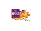 Chef Select 12 nuggets de frango com molhos BBQ e caril, 300g.