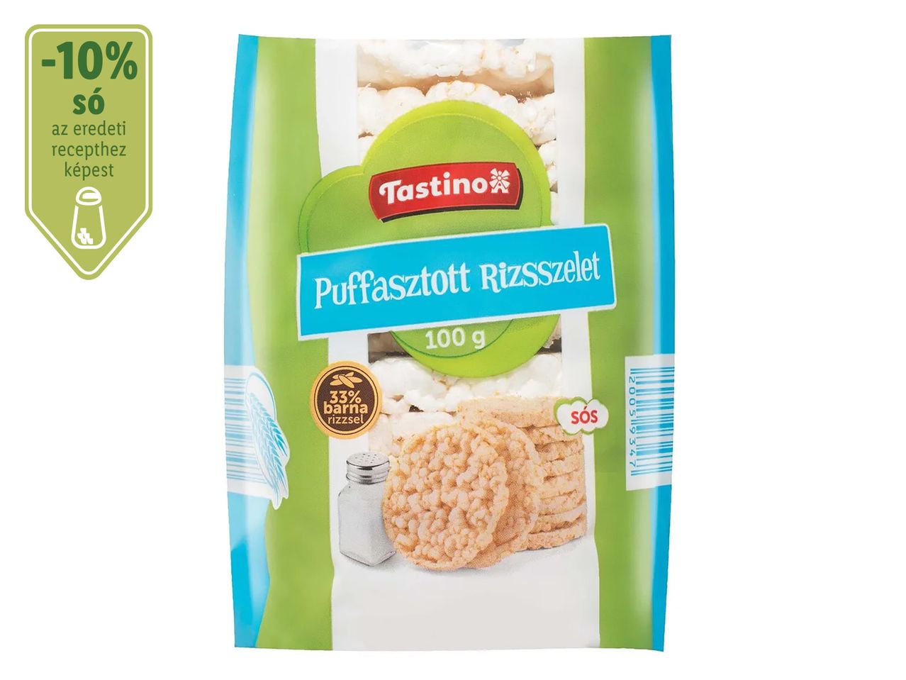 Tastino rizsszelet csomag: ropogós és könnyű.