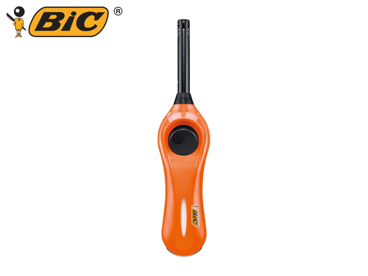 BIC lighter, orange.