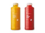 To Chef Select smoothies: appelsin mango passionsfrugt og æble jordbær banan.