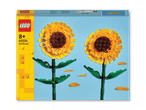 LEGO Blumenset mit zwei Sonnenblumen.
