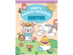Easter-themed children's book with crafts, puzzles, and colouring for ages 5+