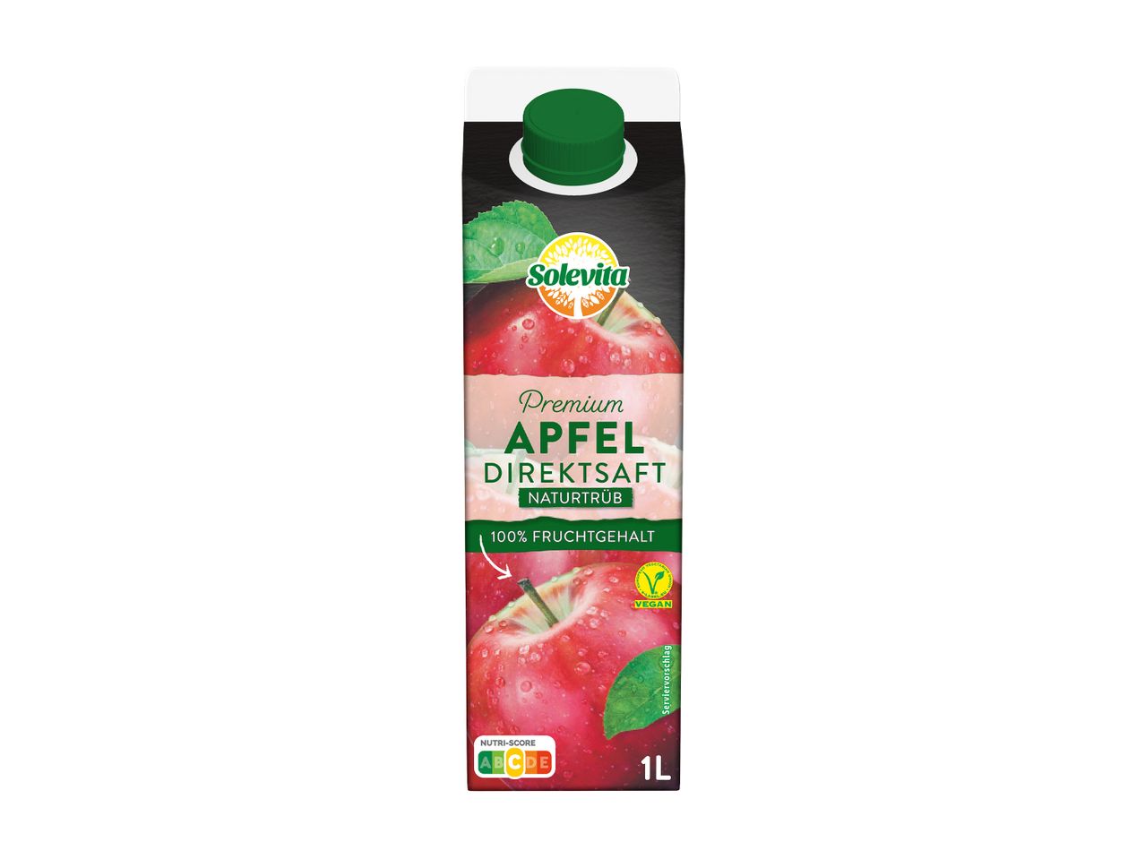 Solevita Premium Apfelsaft, 100% Fruchtsaft.